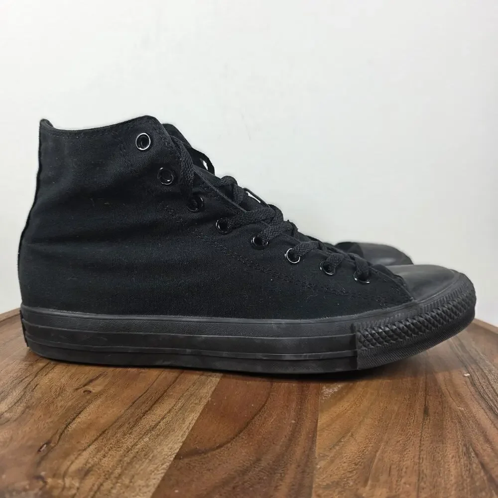 Converse Chuck Taylor All Star Mens Triple Black Size 11.5 High Top Shoes
